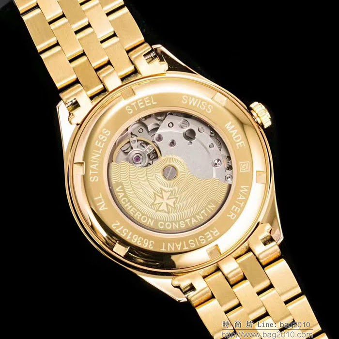 江詩丹頓 Vacheron Constantin 全自動8215機械機芯 316精鋼錶帶  超強防水功能 商務休閒 男士腕表  wssb4877